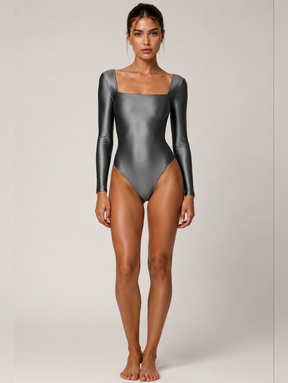 Artizia Babaton Satinette Bodysuit Size Small